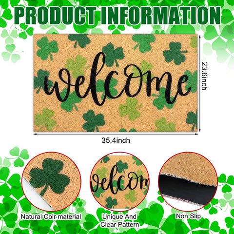 Tingjoo Coir doormat demonstrates natural durability for outdoor entrances