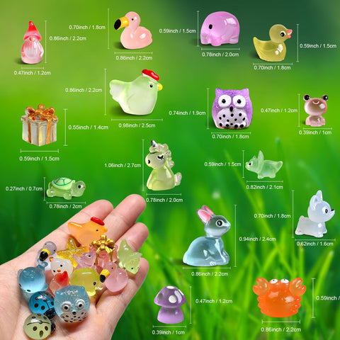 TINGLAN durable resin figurines in a bulk set for shelves and displays