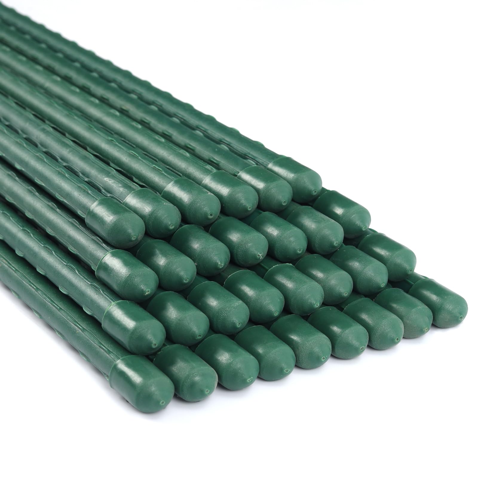 TINGYUAN garden stakes 48in steel provide sturdy outdoor plant support