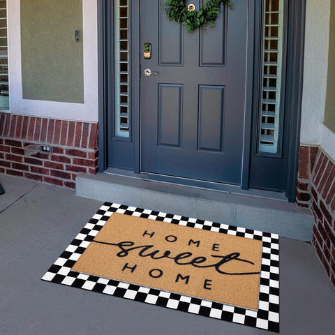 Tinideya 43x73 cm door mat for versatile entryway coverage