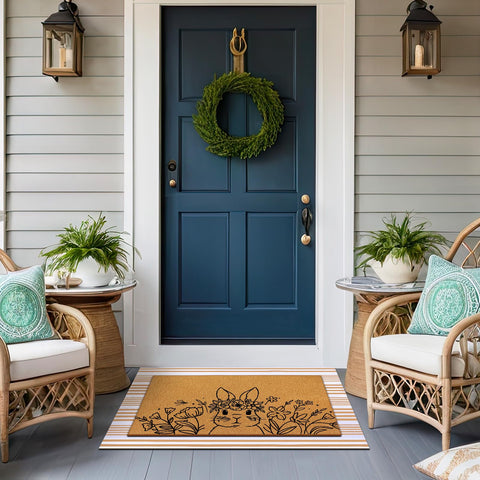 Elegant Easter motif adds seasonal warmth to indoor or outdoor spaces.