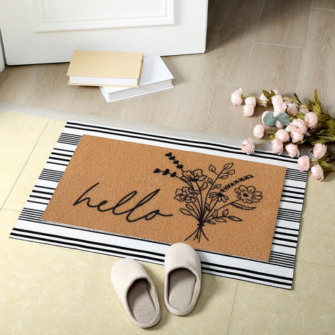 Tinideya entryway mat 60x90cm fits standard foyer spaces.