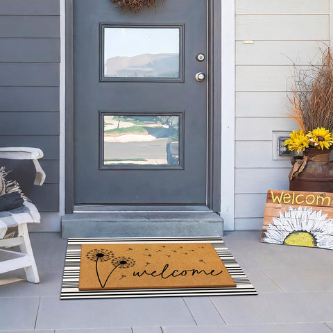 Tinideya front porch decor that welcomes guests and protects floors.