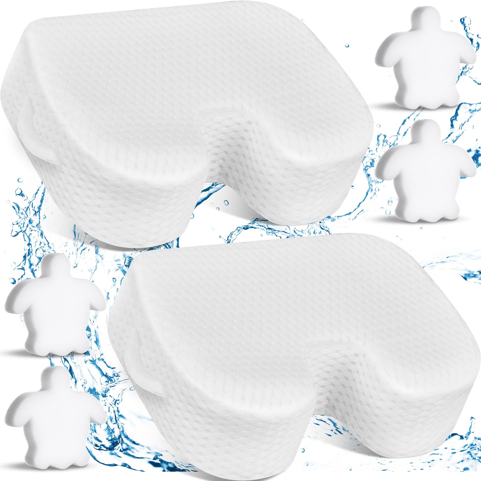 Tinideya hot tub booster seat for adults with suction cups provides stable seating.