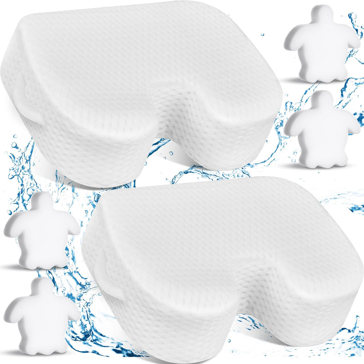 Tinideya hot tub booster seat for adults with suction cups provides stable seating.