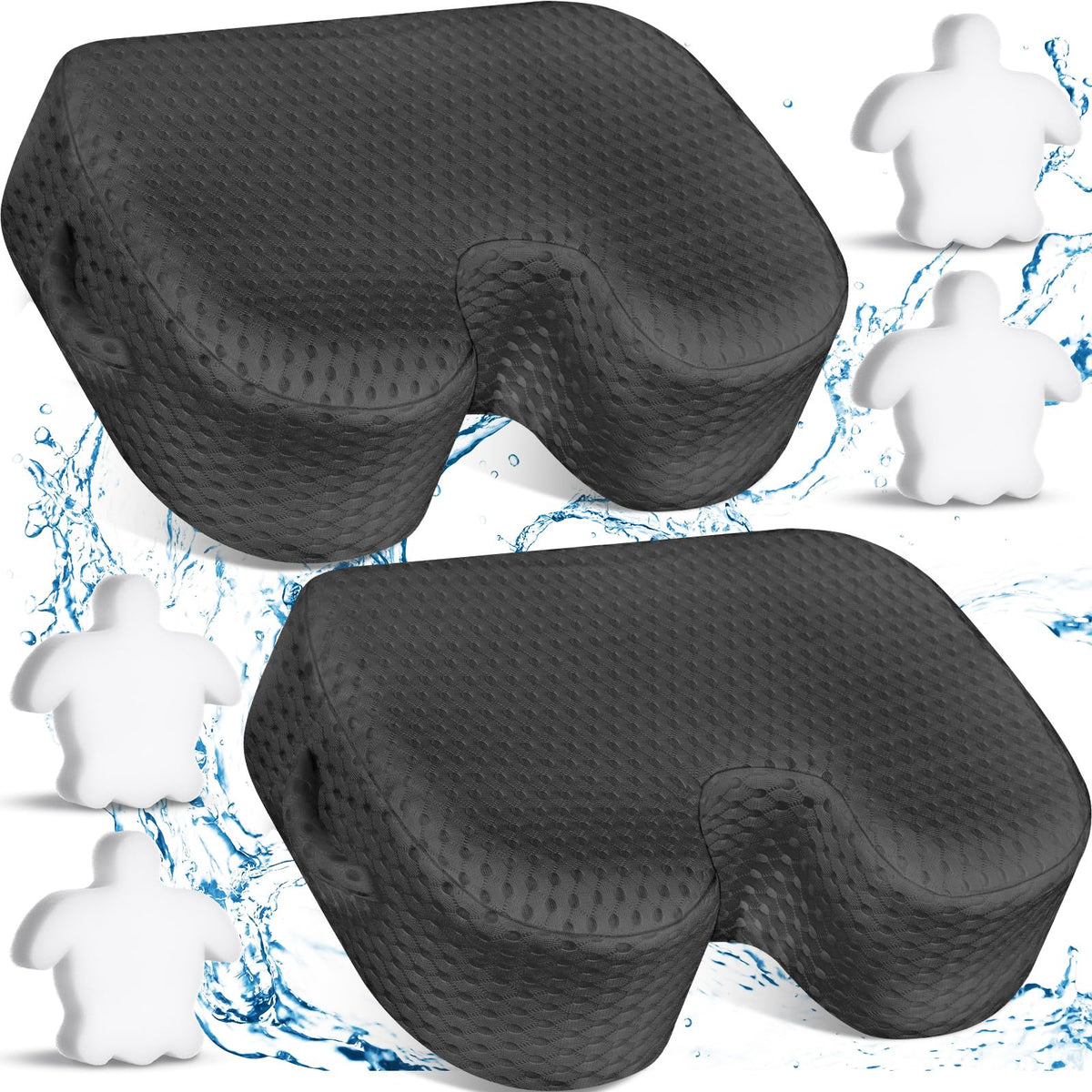 Tinideya hot tub booster seat setup offers comfortable support during longer soaks.
