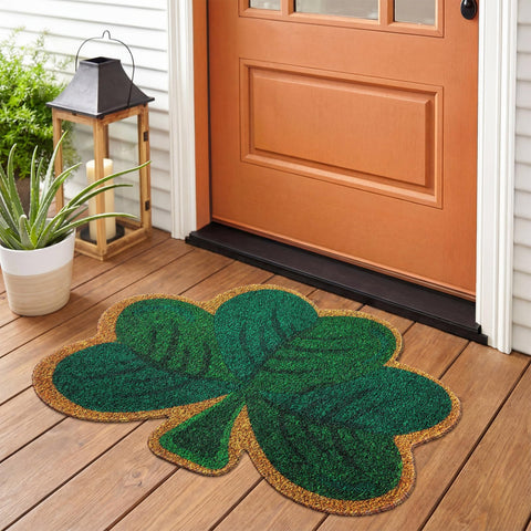 Tinideya large 70 cm mat fits most doorways and traps dust.