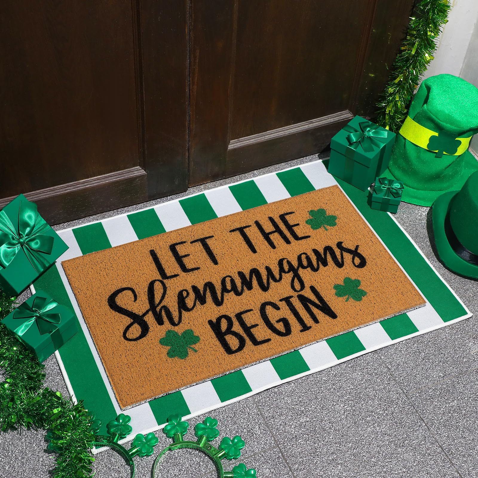 Tinideya rug printed let the shenanigans begin for playful entry