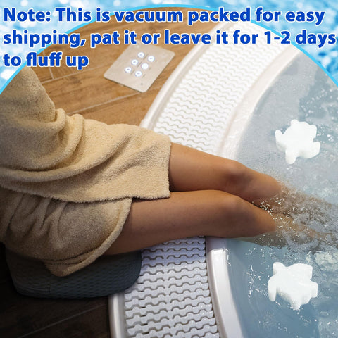 Tinideya portable hot tub seat enables convenient on-the-go relaxation.