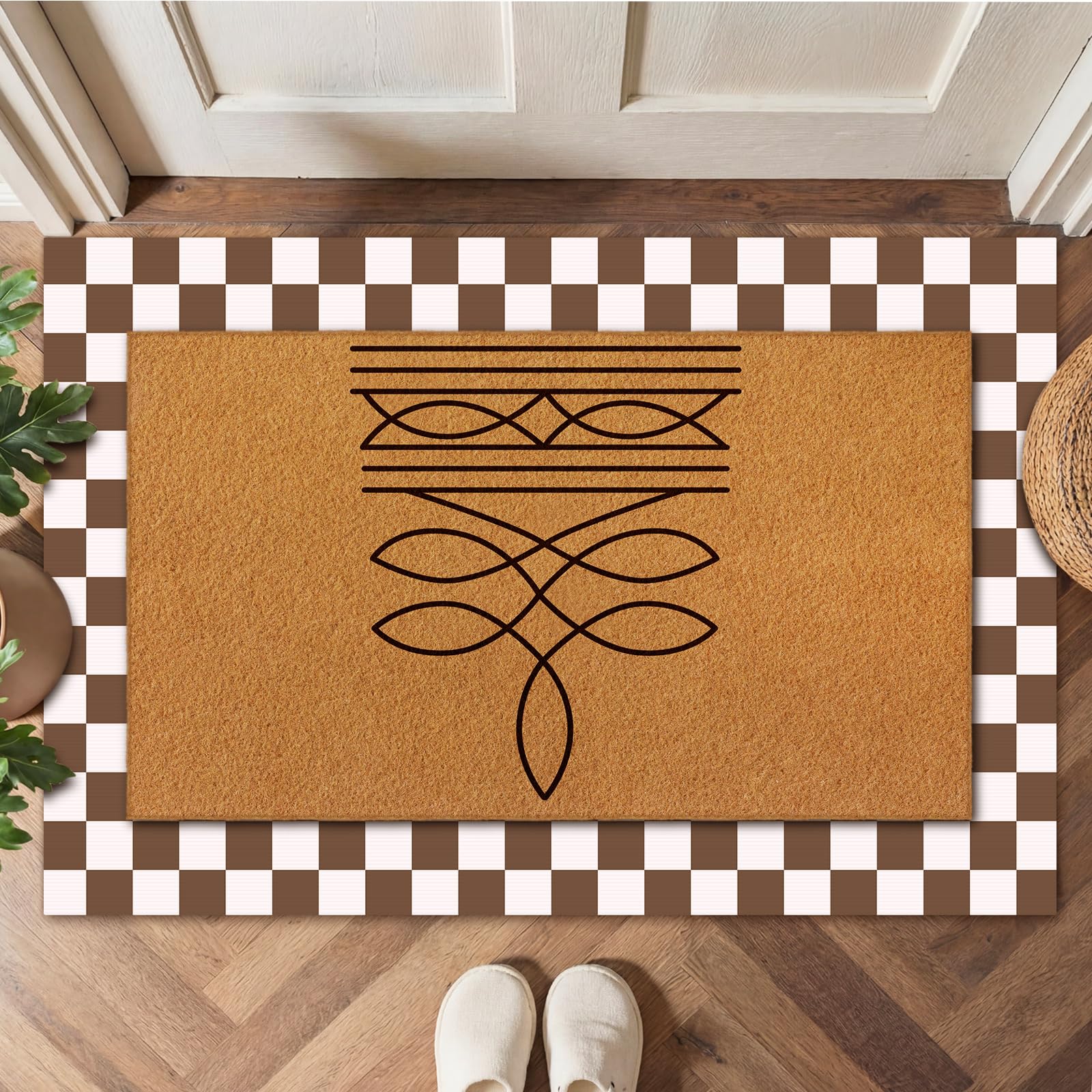 Tinideya cozy-welcoming design warms seasonal decor without overpowering.