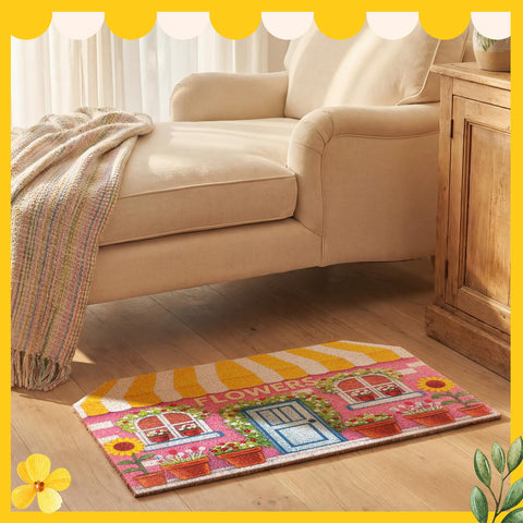 Tinideya Spring Doormat easy to clean and quick to dry for busy homes.