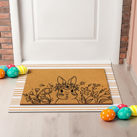 Sturdy stitching and durable materials protect entryway decor.
