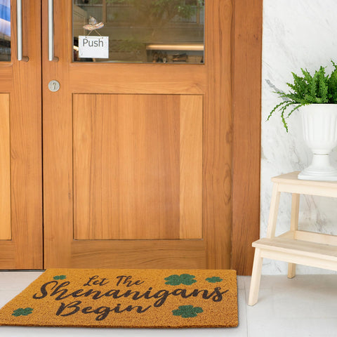 Tinideya washable non-slip door mat ideal for high-traffic entrances