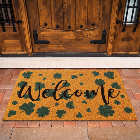 Tinideya weather-resistant mat suits indoor or outdoor entrances
