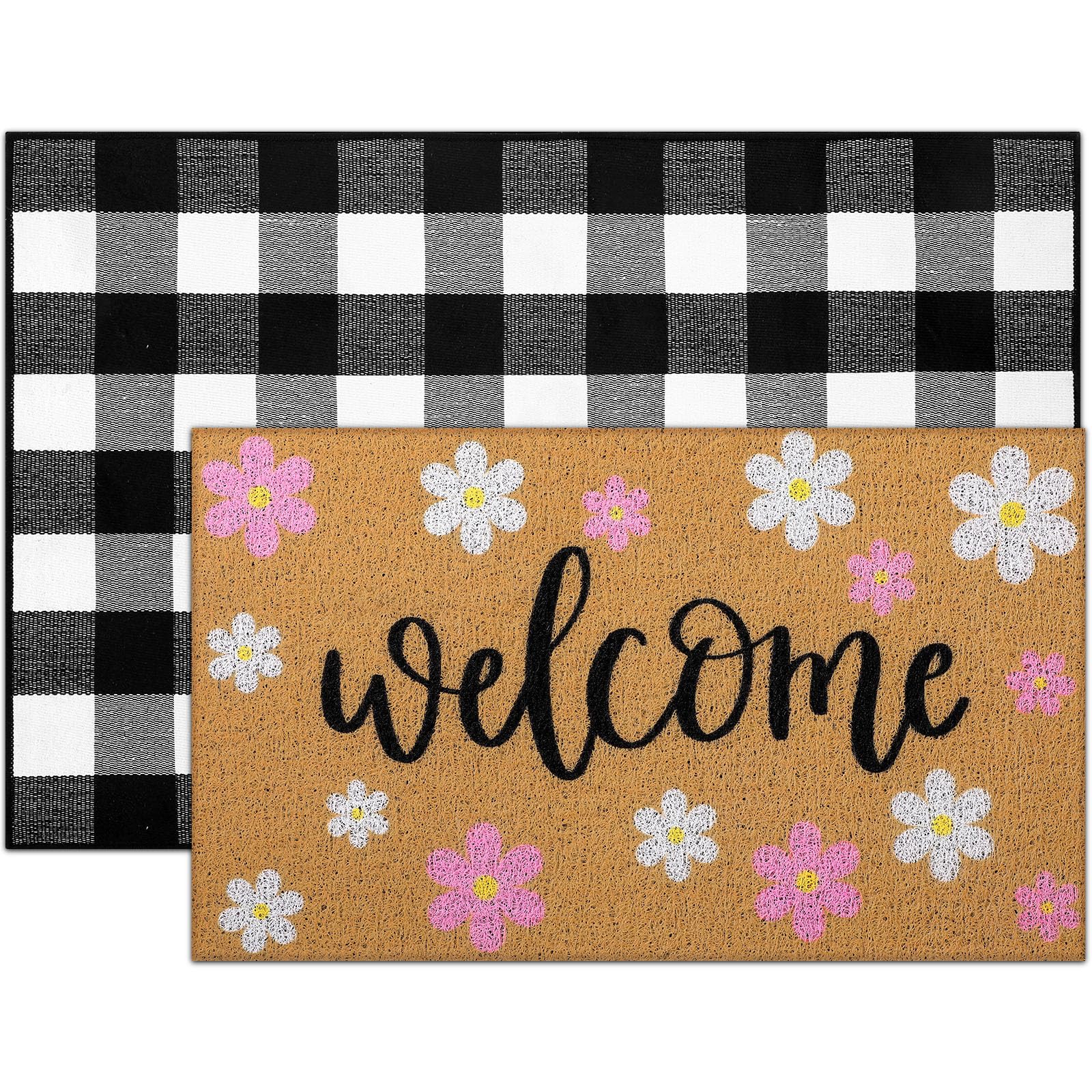 Tinideya small 43x73 cm mat fits compact entryways neatly.