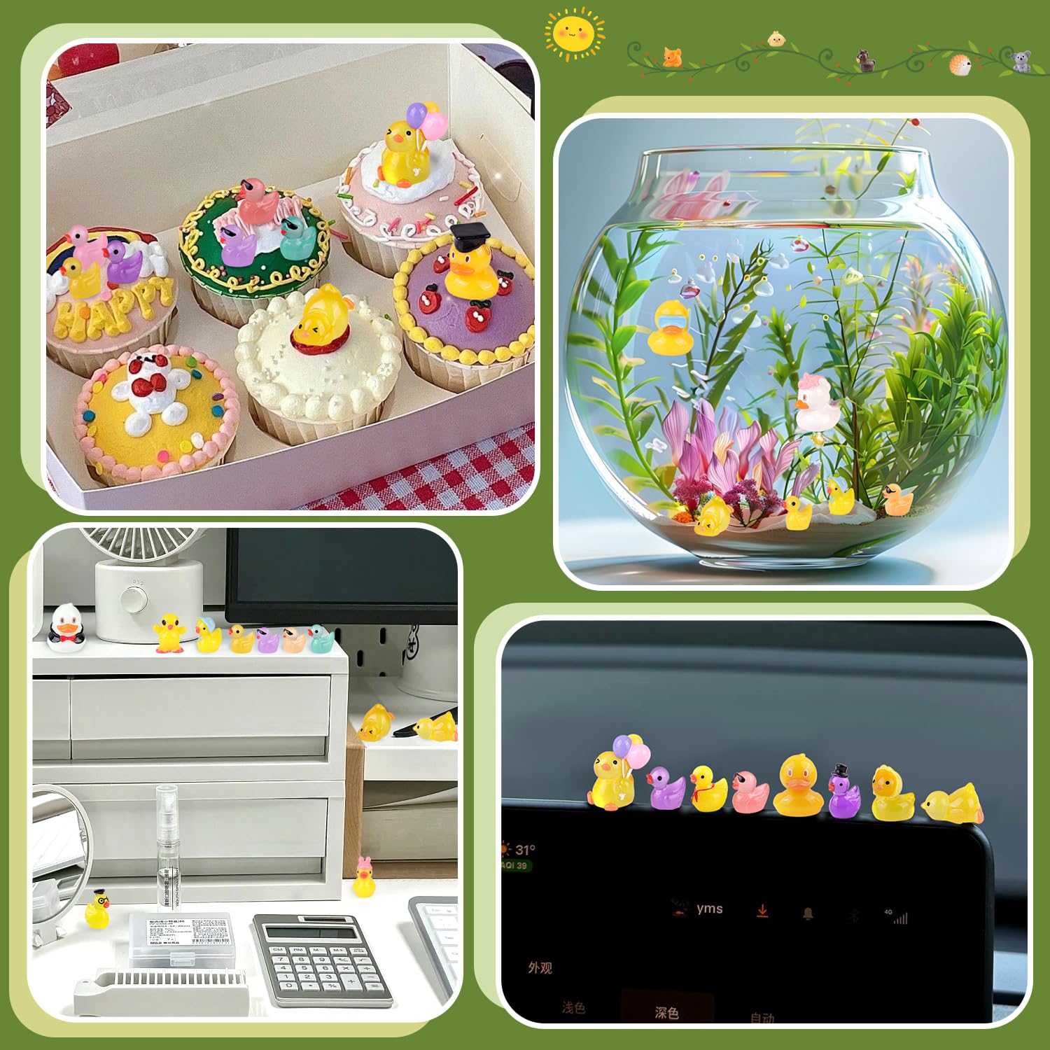 TINKRSTUFF assorted styles ducks are easy to hide for interactive games