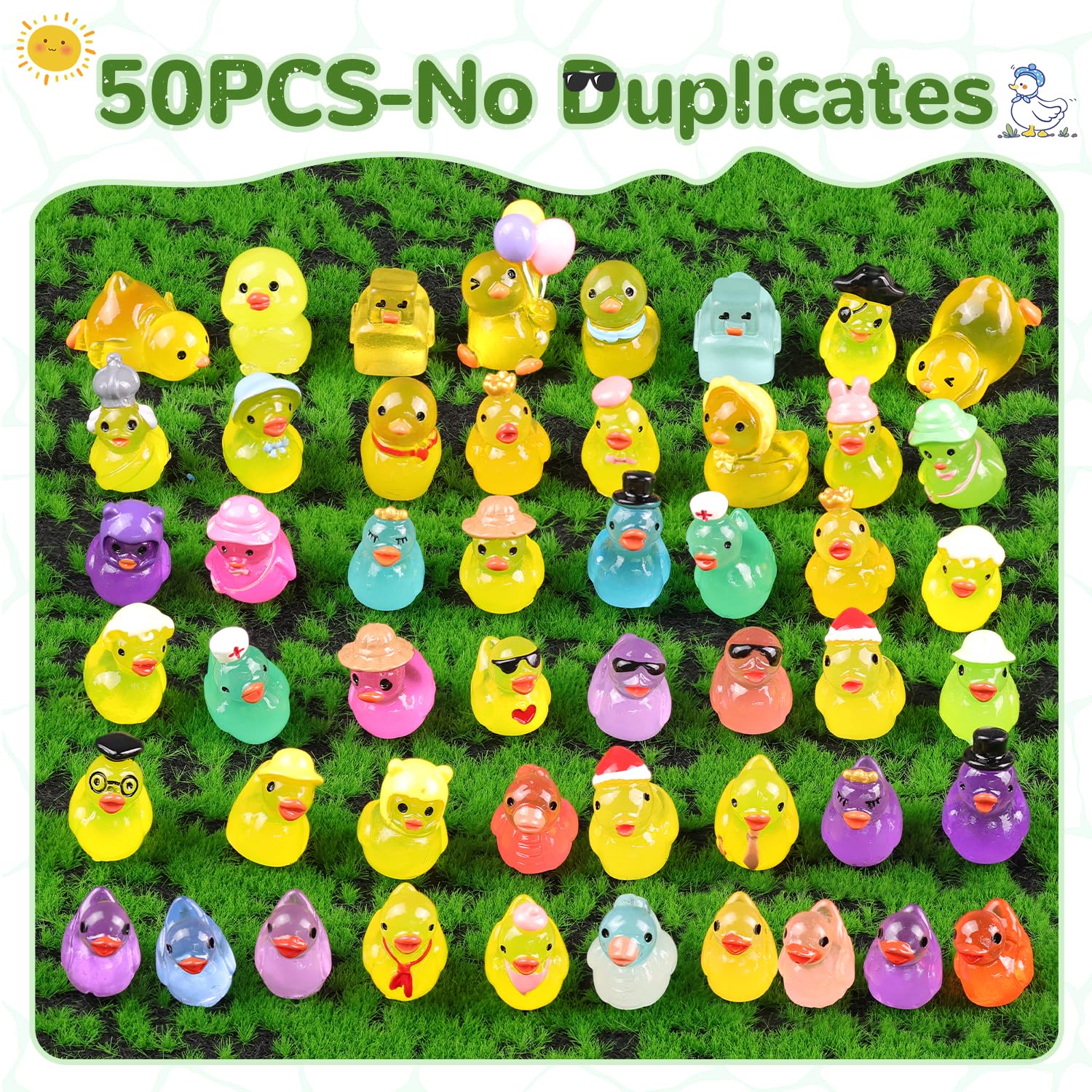 TINKRSTUFF duck figures brighten shelves with glow-in-the-dark appeal and charm