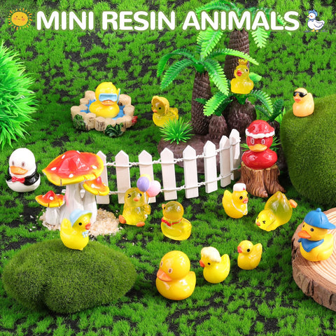 TINKRSTUFF mini duck collection for desk toppers and decorative display