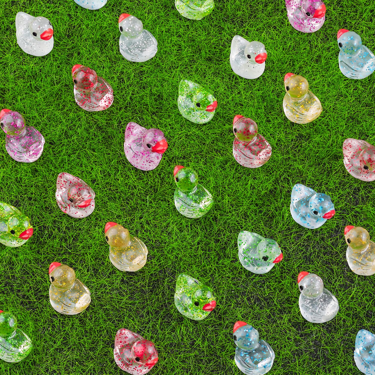 TINKRSTUFF resin ducks used as cake toppers and party decor ideas.