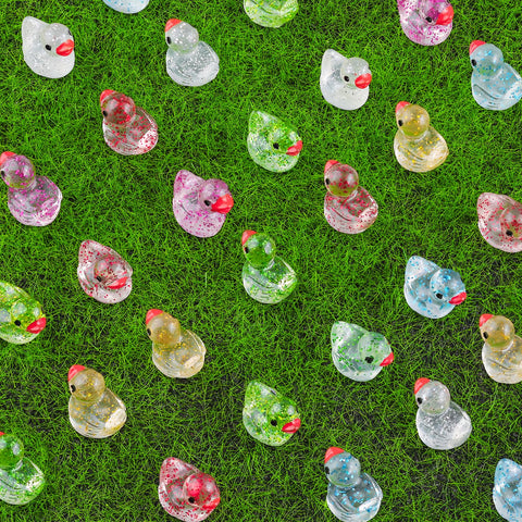 TINKRSTUFF resin ducks used as cake toppers and party decor ideas.