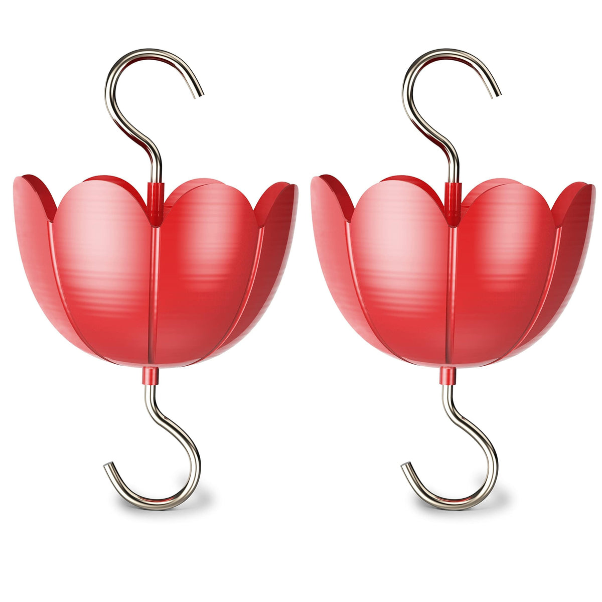 Tinlaviy ant moat with 4 oz capacity prevents ants on the hummingbird feeder.