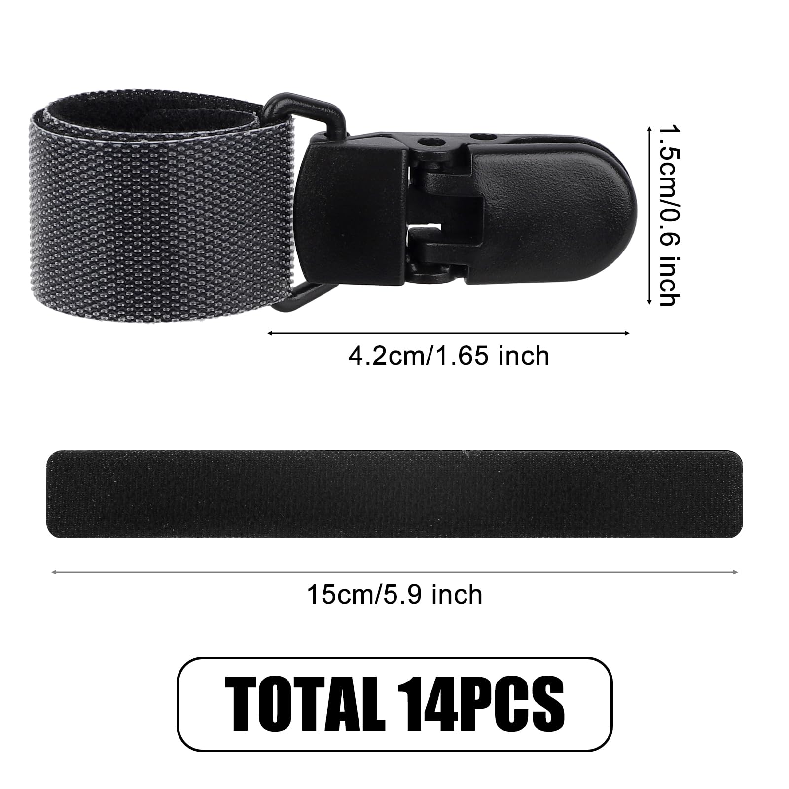 Tinoaly anti wind clip reduces flag slipping in breezes