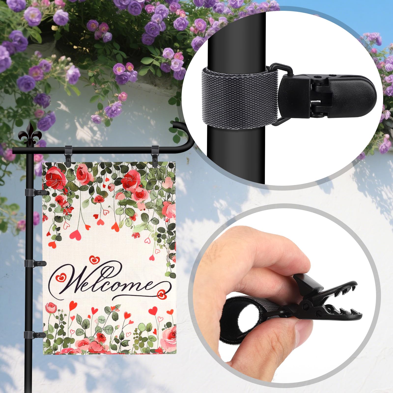 Tinoaly multi purpose clips ideal for curtains and tents