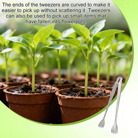 Tinoaly tweezers angled tip enabling placement in tight spaces.