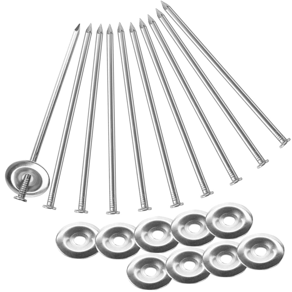 TINSKY 10-sets rug stakes help outdoor rugs stay put and prevent shifting.