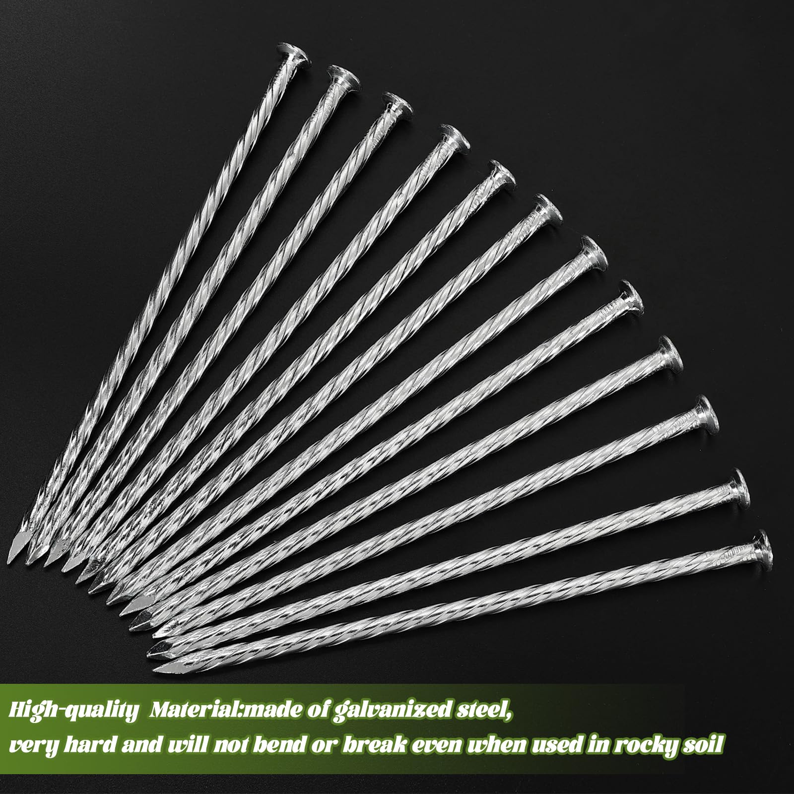 Tinsky 150-pack landscape stakes for bulk outdoor anchoring solutions.