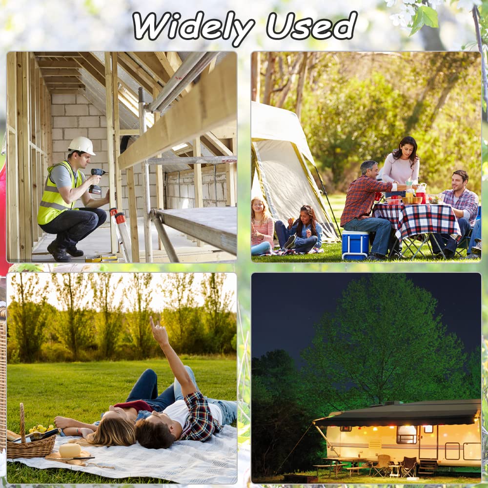 TINSKY 6-inch stakes fit tents, patios, and RV mats for quick, secure anchoring.