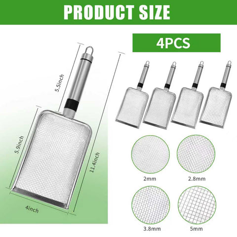 TINSKY ergonomic handle design provides comfortable grip during long sifting tasks.