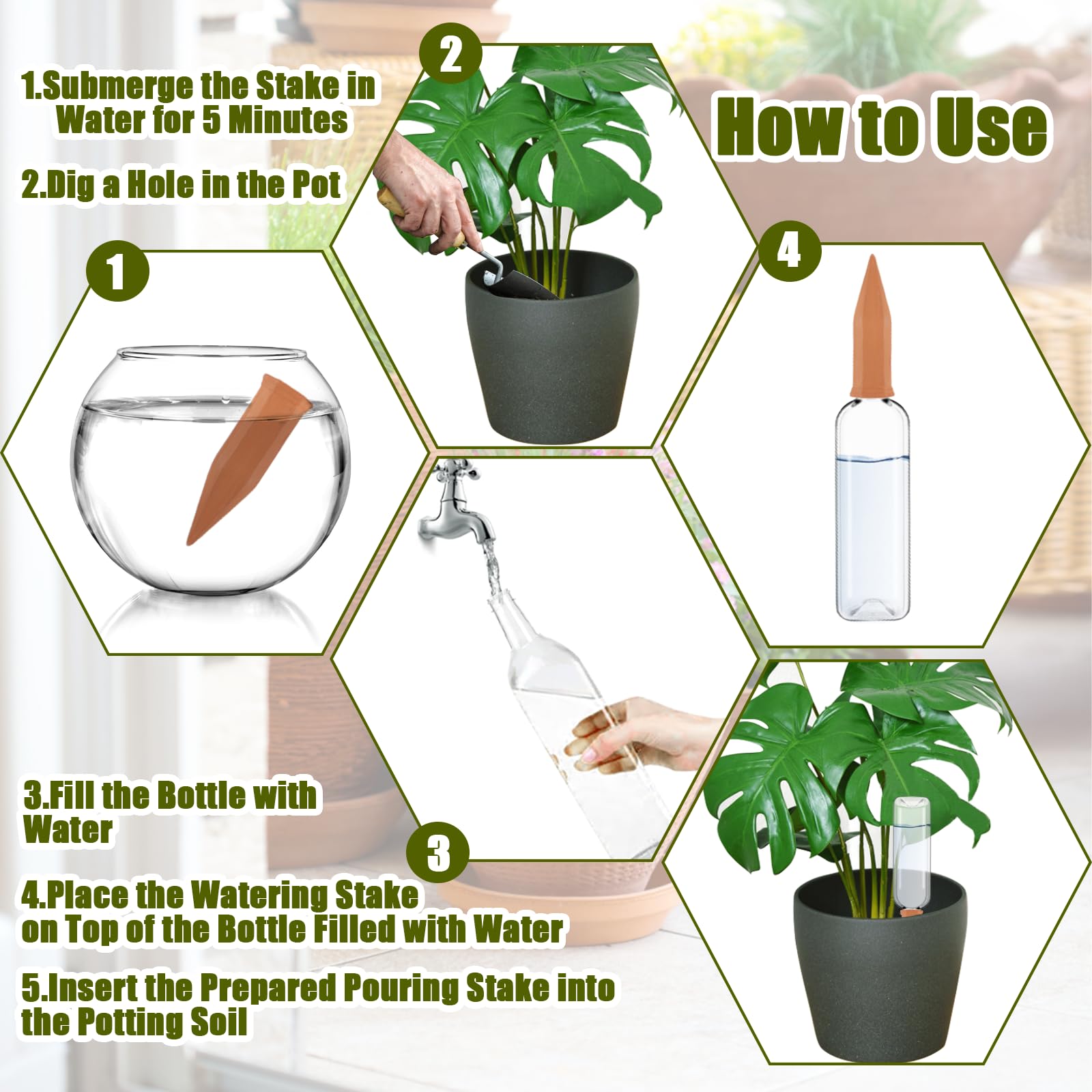 TINSKY indoor-outdoor plant care solution keeps pots hydrated year-round.