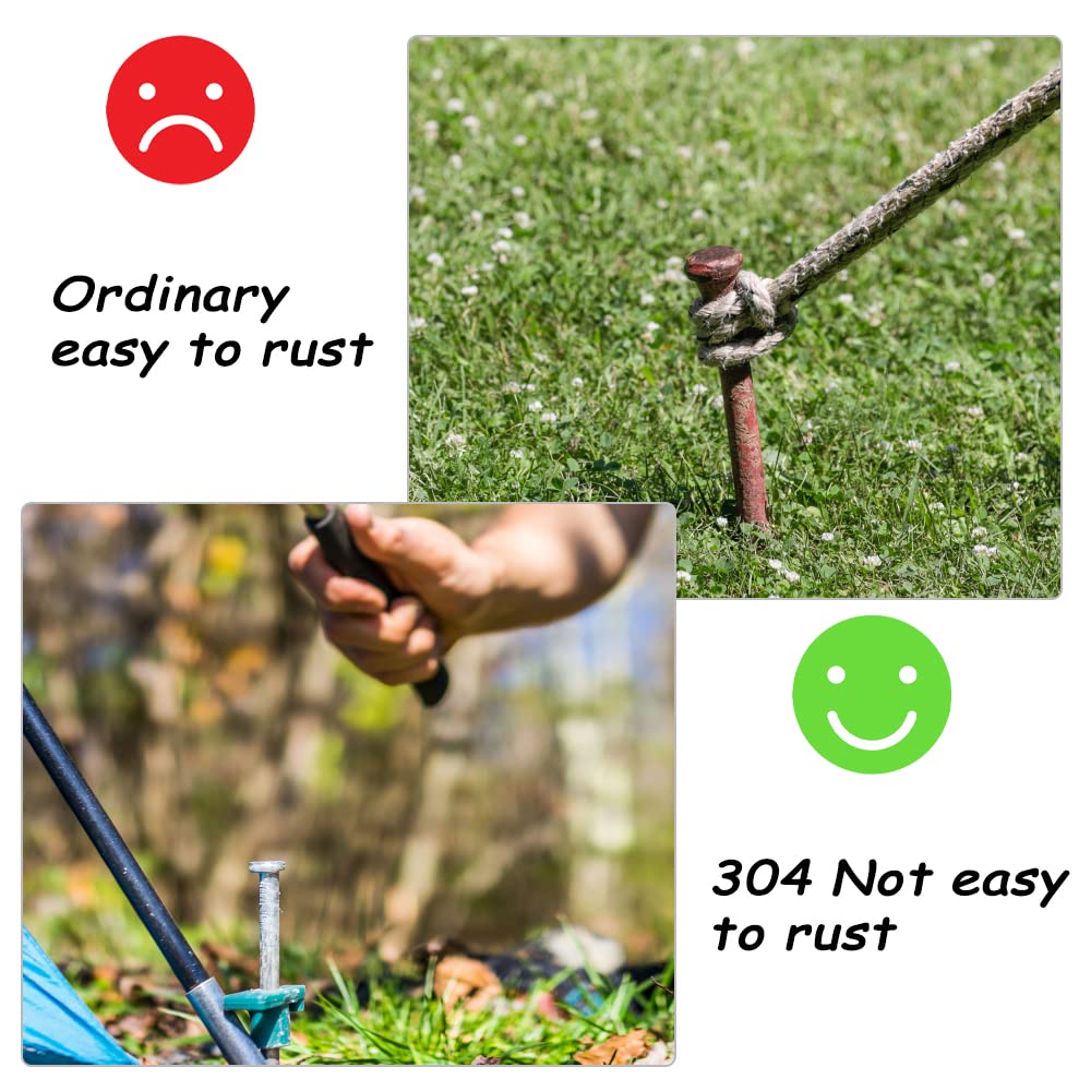TINSKY low-profile rug stakes provide a smooth walking surface and snag-free carpet setup.