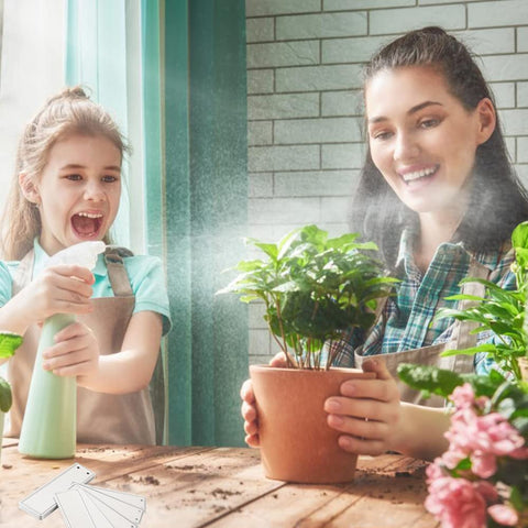 TINSKY plant tags in garden, perfect for trees and pots.