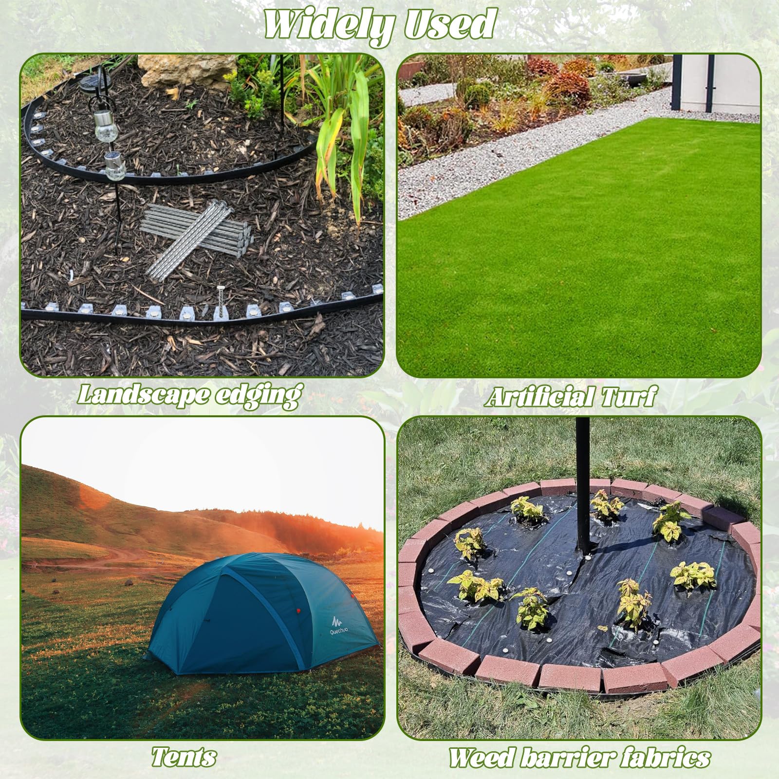 Tinsky stake pack secures fences and perimeters with reliable hold.
