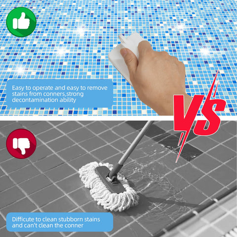 Spa grout cleaning with TINSKY pumice stones for brighter joints.