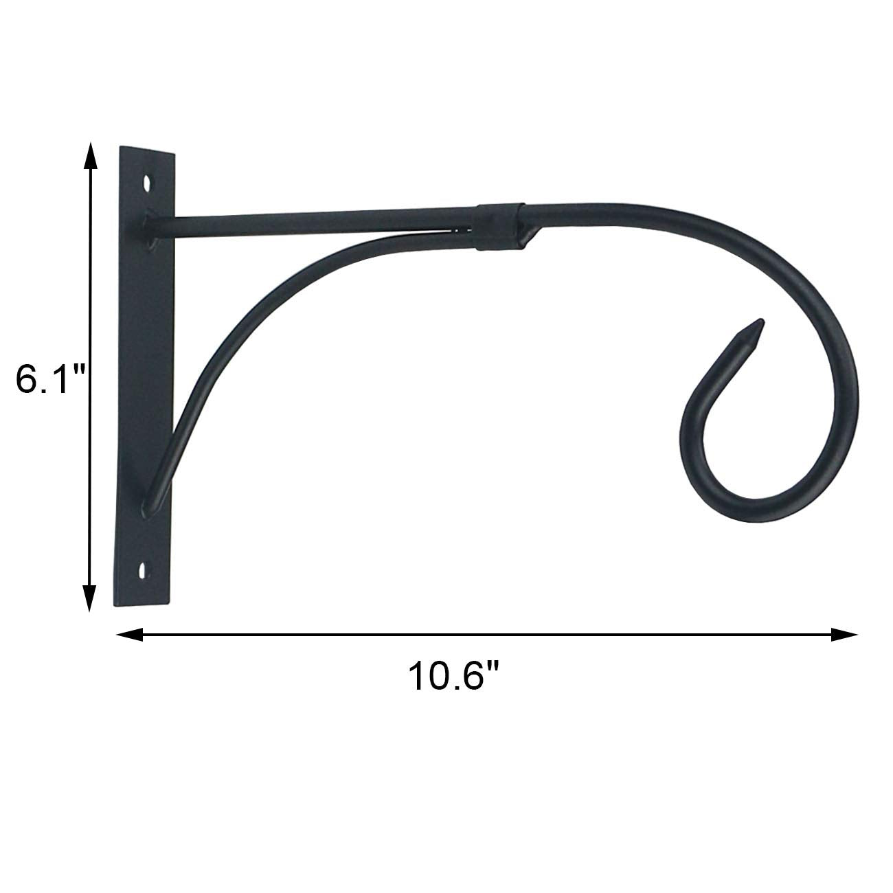 Tinsow wall hook for bird feeders keeps feeders secure and tidy.