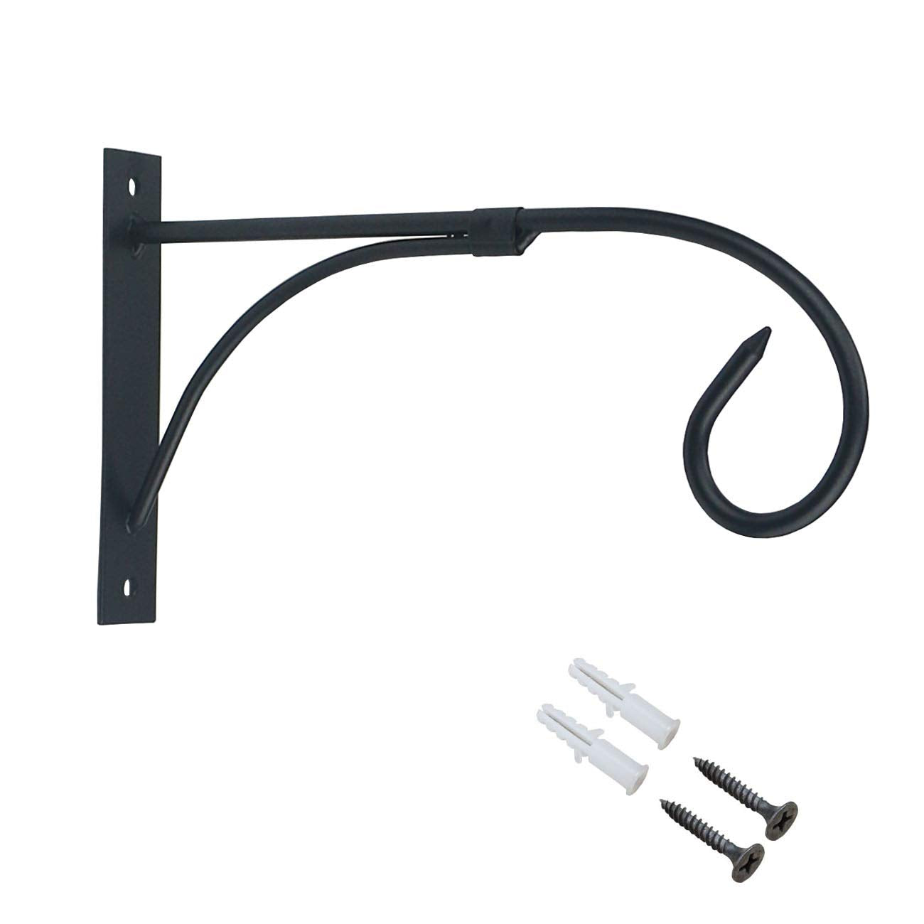 Tinsow iron wall hook holds wind chimes securely, ideal for outdoor decor.