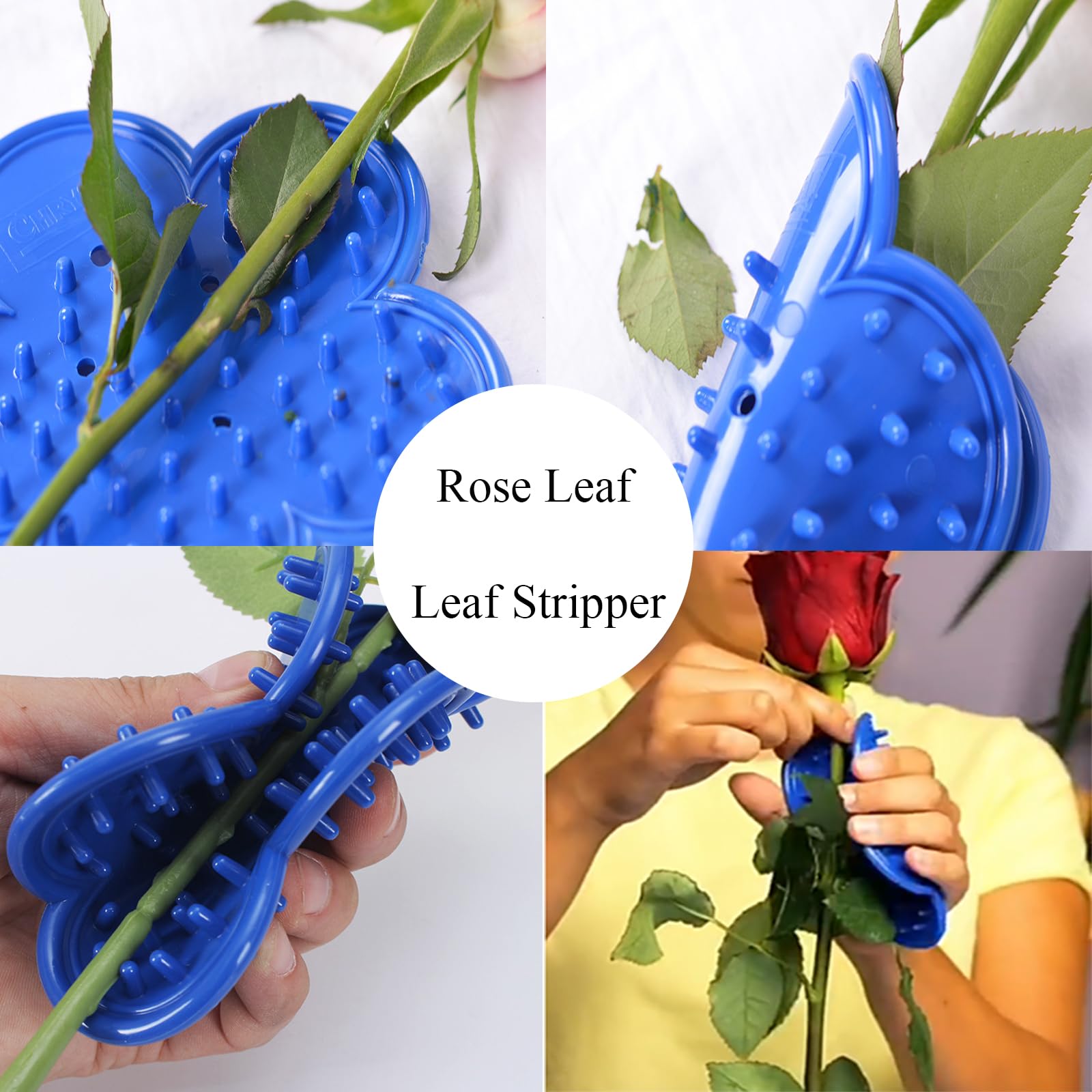 TINNSANN Silicone Leaf Remover enables delicate leaf removal during arrangements.