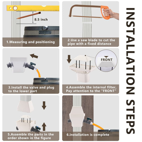 Tintsabo easy installation with gutter attachment simplifies setup.