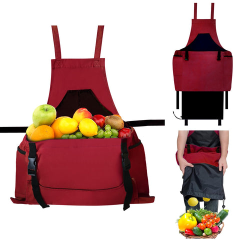 Tintsabo Gardening Apron waterproof inner lining protects clothes during harvest