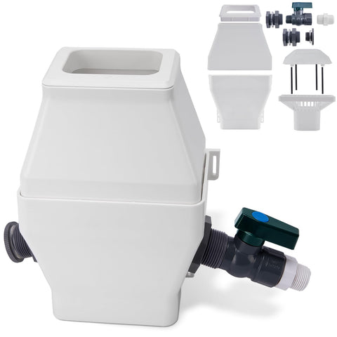 Tintsabo rainwater collector with downspout diverter for 2x3 and 3x4 inch gutters captures more rain.