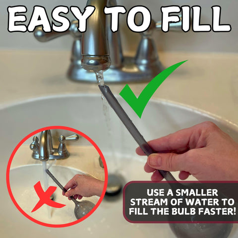 Tiny Terrains self-watering stakes in soil continuously maintain moisture for plants.