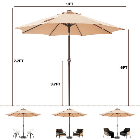 Tioline 45-degree tilt capability keeps shade aligned as the sun moves