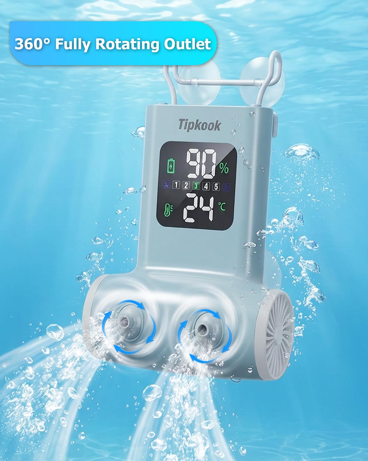 Gift-ready Tipkook bath jet packaging, ideal for self-care gifts