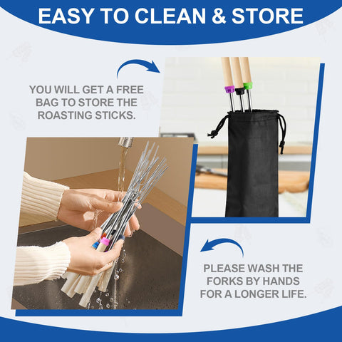 TIPTAP skewers are easy to clean and maintain after outdoor gatherings.