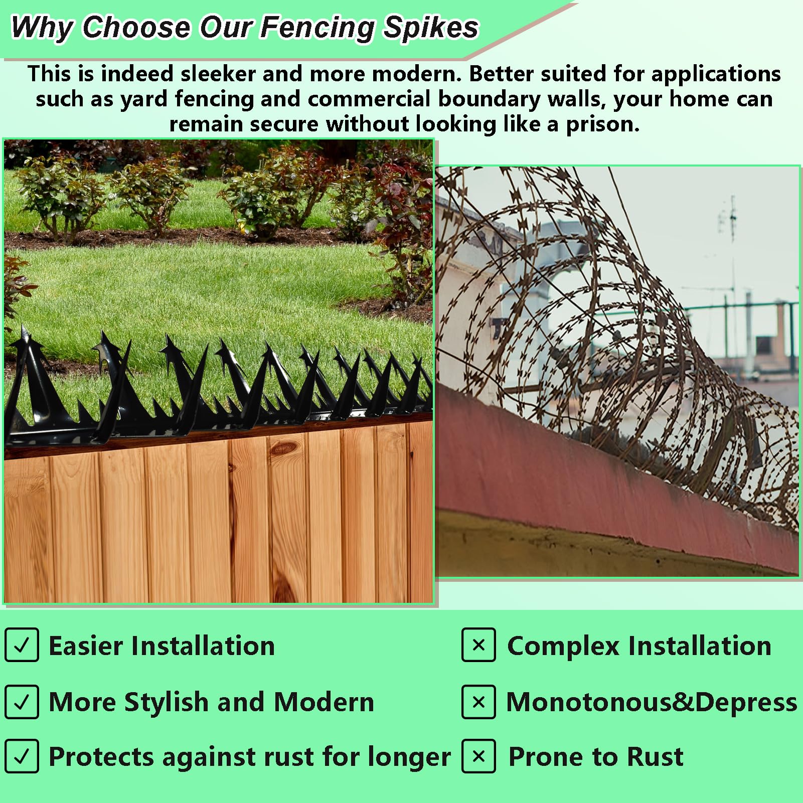 TIQUKDELY hot-dipped galvanized steel construction ensures lasting durability.