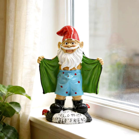 Tirifer funny wizard gnome adds whimsical charm to gardens and porches