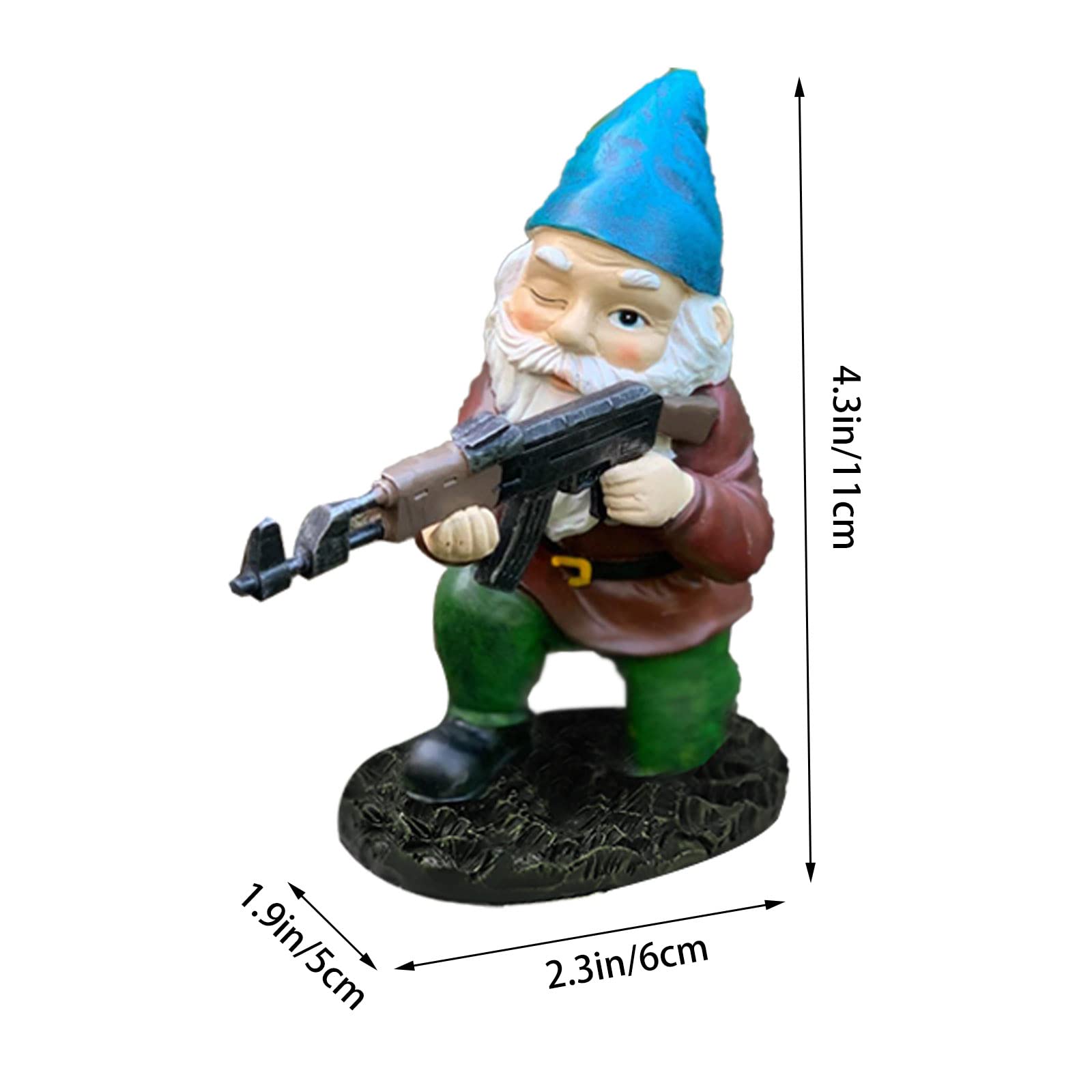 Tirifer patio yard gnome decor for any outdoor corner.